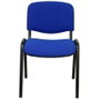 PIQUERAS Y CRESPO Silla Alcaraz Confidente Apilable Asiento Tapizado ARAN Azul